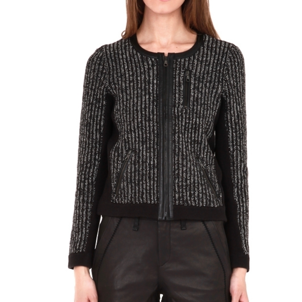 Rag & Bone Paula Knit Zip Jacket